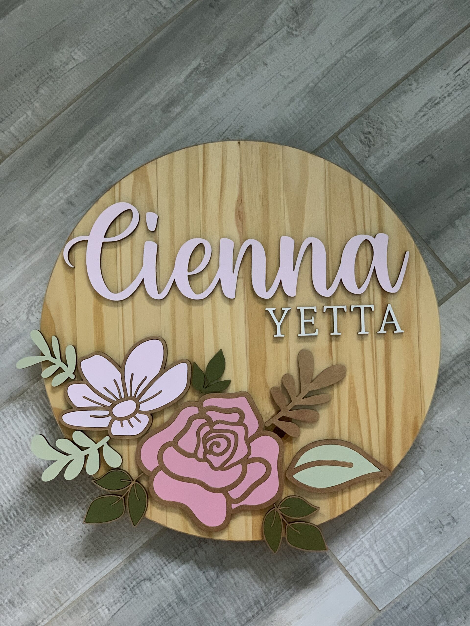 Custom Wood Sign